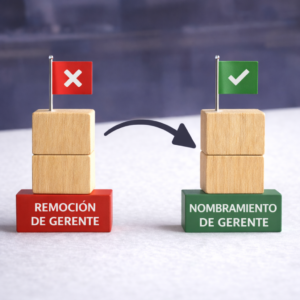 Acta de Remoción y Nombramiento de Gerente S.A.C.